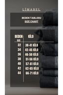 شلوار گاه به گاه آبی زنانه شلوار جین جین پالازو آبی شلوار جین آبی پا-thumb