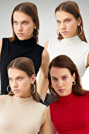 Black White Cream Red