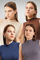 Cream Bitter Brown Navy Blue Gray