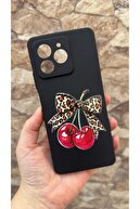 Cherry Bow Leopard Pattern