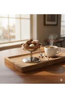 ظروف لذیذ ترکی پایه استیل، خوراکی ها، عرضه و بستنی قطر ظرف: 8 سانتی متر ارتفاع: 8 سانتی متر-thumb