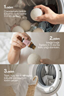 ست خشک کن توپ و عطر - برای خشک کن لباس - 3 توپ 1 روغن عطر - Xl-thumb