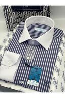 Navy Blue, White