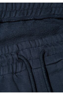 شلوار گرمکن آبی سرمه ای چاپ شده با لوگو Mvjns 0010175-70490-thumb