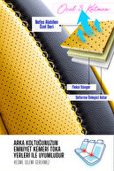 روکش صندلی ماشین چرمی سری پاندا میامی - ست کامل-thumb