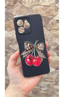 Cherry Bow Leopard Pattern
