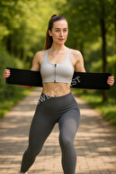 Black tie waist belt