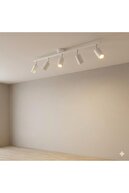 White dining table chandelier