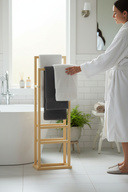 تنظیم کننده حمام حوله ای گنگ فلزی-thumb