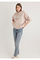 آرم چاپ شده امیدواری Beige Sweatshirt 1600361-70043-thumb