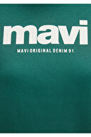 سویشرت سبز کلاهدار با لوگو 168334-71874-thumb