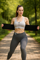Black Fastened Waist Belt Corset