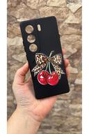Cherry Bow Leopard Pattern