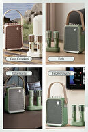 اسپیکر بلوتوث قابل حمل SongBird-HQ 50 وات با میکروفون دوگانه کارائوکه و 6 جلوه صوتی-thumb