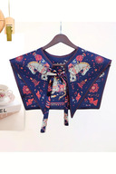 midnight Blue and antique cream