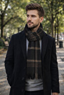 FM black-beige fine striped