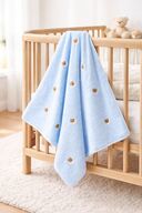 Blue Teddy Bear Pattern