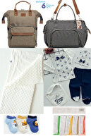 Beige-Gray-Navy Blue