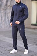 Navy Blue, White