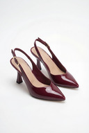 High Heel Claret Red