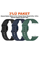 Black Navy Dark Green
