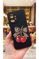 Cherry Bow Leopard Pattern