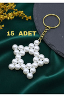 White+Gold keychain (15pcs )