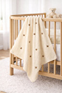 Ecru Teddy Bear Pattern