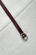 Burgundy Croco