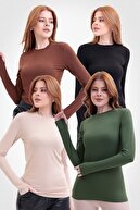 black brown ecru khaki