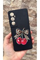 Cherry Bow Leopard Pattern