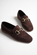 Brown suede