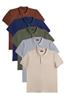 Navy Blue-Khaki-Earth-Beige-Gray