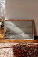 Wooden framed mirror