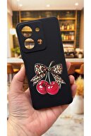 Cherry Bow Leopard Pattern