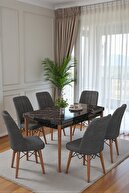 Black Marble Table - Anthracite