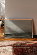 Wooden framed mirror