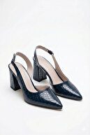 Navy Blue Croco