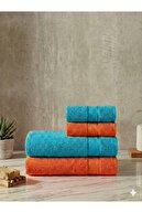 Orange turquoise
