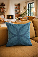 Petrol Blue 4 Leaves