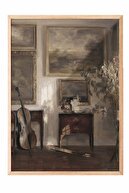 Wooden framed mirror