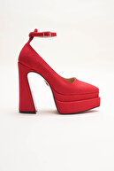 Red Veal Suede