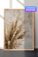 Wooden framed mirror