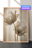Wooden framed mirror