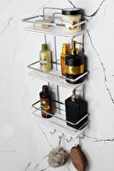 Chrome-White Shelf