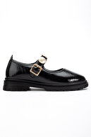 black patent leather
