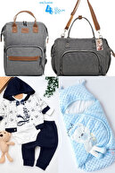 Gray-Brown-Indigo