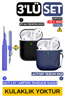Black and Navy Blue Case - Blue Cleansing Pen