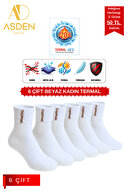 6 PAIRS WHITE