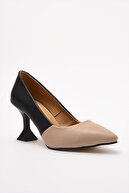 Trendyol Shoes Bej Kadın Klasik Topuklu Ayakkabı TAKAW22TO0010